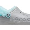 Crocs Classic puukengät Stay Warm Fleecevuorattu kenkä Unisex Harmaa Sininen 206633-0IG
