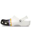 Crocs Classic Rainbow Pride puukengät ”White Black” 205971-94S