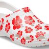 Crocs Classic Rantasandaalit Unisex Red White 207849-1AZ Crocs Classic Rantasandaalit Unisex Red White 207849-1AZ