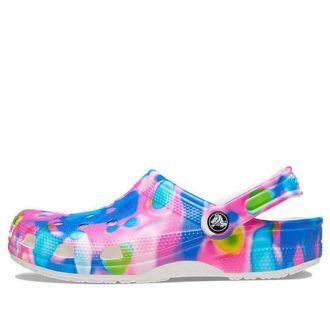 Crocs Classic Rantasandaalit Unisex Sininen Pinkki 207556-102
