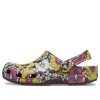 Crocs Classic Retro kukkapuukengät ”Yellow Pink” 208954-6WF