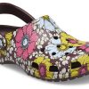 Crocs Classic Retro kukkapuukengät ”Yellow Pink” 208954-6WF