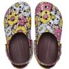 Crocs Classic Retro kukkapuukengät ”Yellow Pink” 208954-6WF