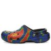 Crocs Classic solarisoidut puukengät ”Blue Orange” 207556-089