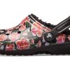 Crocs Classic Stay Warm Cozy Sports Unisex mustat punaiset sandaalit ”Black Red” 205324-643 Crocs Classic Stay Warm Cozy Sports Unisex mustat punaiset sandaalit ”Black Red” 205324-643