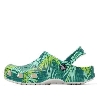 Crocs Classic Tropical Clog Classic naamiointivihreät sandaalit 207179-94S Crocs Classic Tropical Clog Classic naamiointivihreät sandaalit 207179-94S
