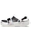 Crocs Classic vetoketjullinen solkipuukengät ”Musta valkoinen” 208127-066