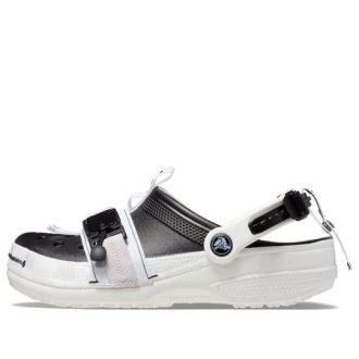 Crocs Classic vetoketjullinen solkipuukengät ”Musta valkoinen” 208127-066 Crocs Classic vetoketjullinen solkipuukengät ”Musta valkoinen” 208127-066