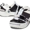 Crocs Classic vetoketjullinen solkipuukengät ”Musta valkoinen” 208127-066