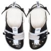 Crocs Classic vetoketjullinen solkipuukengät ”Musta valkoinen” 208127-066