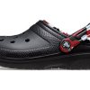 Crocs Classic vuorattu Camo Clog ”Black & Red” 208047-063