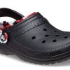 Crocs Classic vuorattu Camo Clog ”Black & Red” 208047-063