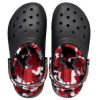 Crocs Classic vuorattu Camo Clog ”Black & Red” 208047-063