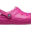 Crocs Classic vuorattu puukenkä Urheilu Unisex Purppuranpunaiset Sandaalit 203591-6SV Crocs Classic vuorattu puukenkä Urheilu Unisex Purppuranpunaiset Sandaalit 203591-6SV