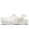 Crocs Classic vuoratut geometriset puukengät ”valkoinen” 210069-100