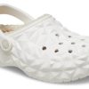 Crocs Classic vuoratut geometriset puukengät ”valkoinen” 210069-100
