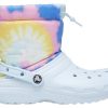Crocs Classic vuoratut Neo Puff Boots ”Tie Dye Mineral Blue” 207328-002
