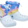 Crocs Classic vuoratut Neo Puff Boots ”Tie Dye Mineral Blue” 207328-002