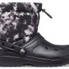 Crocs Classic vuoratut Neo Puff Tie Dye Boots ”Black White” 207328-001