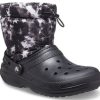 Crocs Classic vuoratut Neo Puff Tie Dye Boots ”Black White” 207328-001