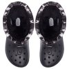 Crocs Classic vuoratut Neo Puff Tie Dye Boots ”Black White” 207328-001