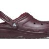 Crocs Classic vuoratut puukengät ”Dark Cherry” 203591-6WD