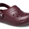 Crocs Classic vuoratut puukengät ”Dark Cherry” 203591-6WD