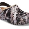 Crocs Classic vuoratut valkaisuväripuukengät ”Black White beige” 207299-001