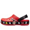 Crocs Crocband Cartoon Mikki Hiiri kulutusta kestävät Unisex Red Black Sandaalit ”Red Black” 204936-90H