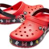 Crocs Crocband Cartoon Mikki Hiiri kulutusta kestävät Unisex Red Black Sandaalit ”Red Black” 204936-90H