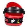 Crocs Crocband Cartoon Mikki Hiiri kulutusta kestävät Unisex Red Black Sandaalit ”Red Black” 204936-90H