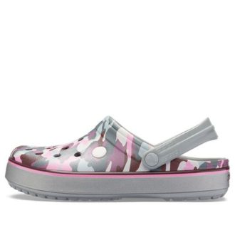 Crocs Crocband Graphic III puukengät ”Grey Pink” 205834-0GF