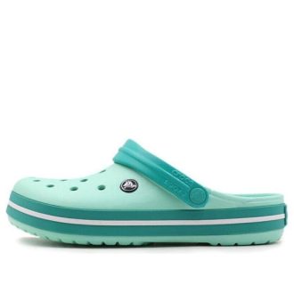 Crocs Crocband kevyet kulutusta kestävät unisex mintunvihreät sandaalit 11016-3R6 Crocs Crocband kevyet kulutusta kestävät unisex mintunvihreät sandaalit 11016-3R6