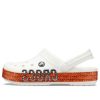 Crocs Crocband Logo Motion Clog Unisex White Orange Sandaalit ”White Orange” 206381-127 Crocs Crocband Logo Motion Clog Unisex White Orange Sandaalit ”White Orange” 206381-127