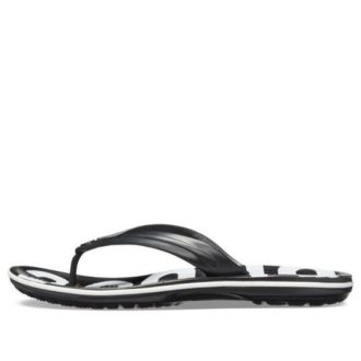 Crocs Crocband painetut varvastossut mustavalkoinen 205943-066