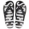 Crocs Crocband painetut varvastossut mustavalkoinen 205943-066