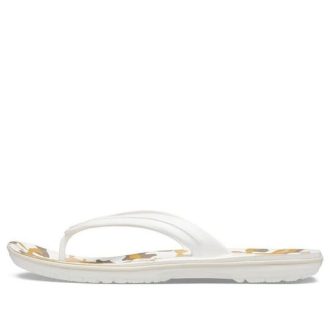 Crocs Crocband painetut varvastossut ”White Tan” 205943-94S