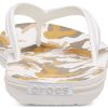 Crocs Crocband painetut varvastossut ”White Tan” 205943-94S