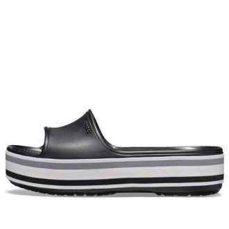 Crocs Crocband Platform Diat ”Black Grey White” 205693-001 Crocs Crocband Platform Diat ”Black Grey White” 205693-001