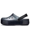 Crocs Crocband Platform metallikengät ”Musta” 205912-002