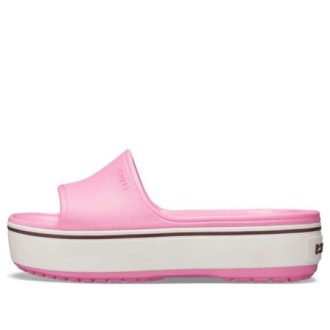Crocs Crocband Platform Slide paksupohjaiset vaaleanpunaiset tossut 205631-6QF Crocs Crocband Platform Slide paksupohjaiset vaaleanpunaiset tossut 205631-6QF