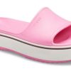 Crocs Crocband Platform Slide paksupohjaiset vaaleanpunaiset tossut 205631-6QF