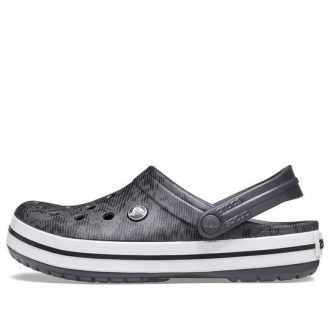 Crocs Crocband puukengät ”Grey Black” 206474-02W