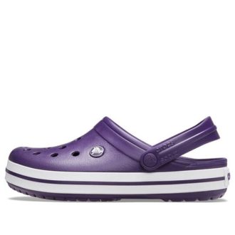 Crocs Crocband puukengät ”Purple White” 11016-55Y