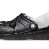 Crocs Disco Classic vuoratut Disco Glitter -puukengät ”Black White” 208075-0ZS