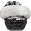 Crocs Disco Classic vuoratut Disco Glitter -puukengät ”Black White” 208075-0ZS