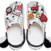 Crocs Disney x Crocs Pattern Unisex valkoiset sandaalit 207401-100