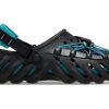 Crocs Echo heijastavat nauhat puukengät ”Black Teal” 210004-001