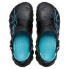 Crocs Echo heijastavat nauhat puukengät ”Black Teal” 210004-001