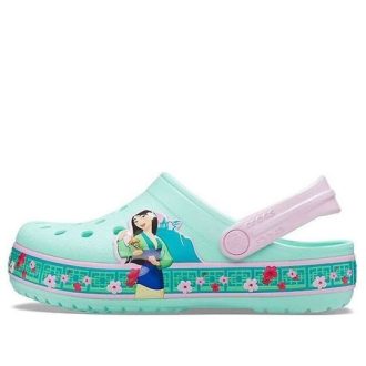 Crocs Funny Pattern Pienet Crocs Outdoor Urheilu Isot Pojat Mintunvihreät Sandaalit 206155-3P7